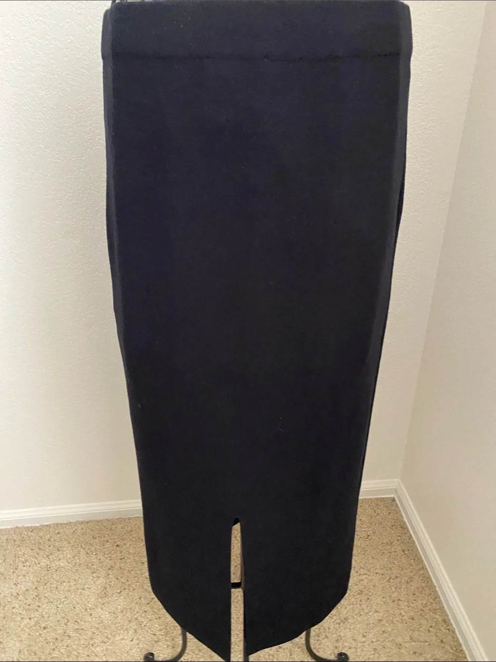 Ann Taylor Knit  Black Pencil Skirt